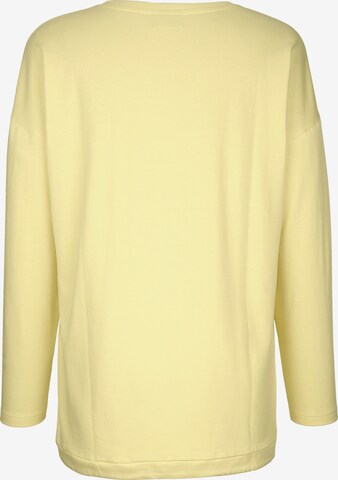 Sweat-shirt MIAMODA en jaune
