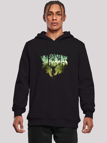 F4NT4STIC Sweatshirt 'Harry Potter Magical Forest' in Black: front