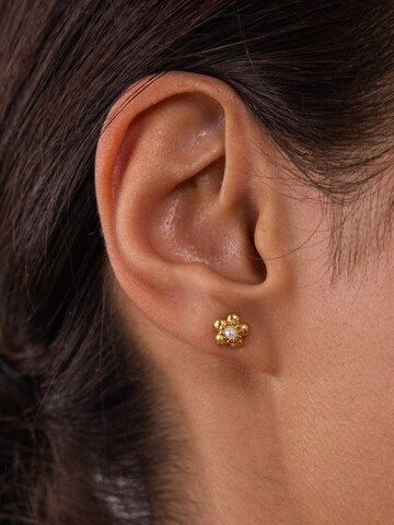 PURELEI Earrings 'Shiny Bloom' in Gold