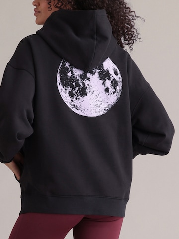 Hey Honey Sweatshirt 'Moon' in Schwarz