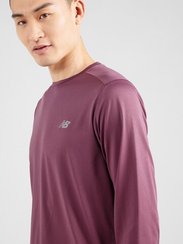 new balance Functioneel shirt 'Essentials' in Lila