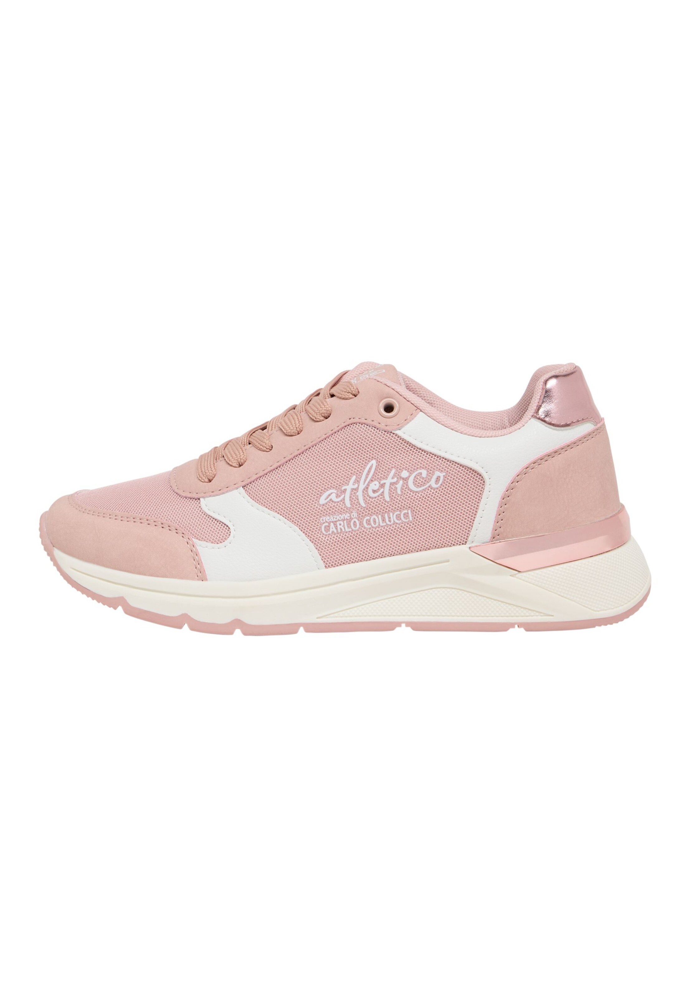 Carlo Colucci Platform trainers 'Elia' in Pink: front