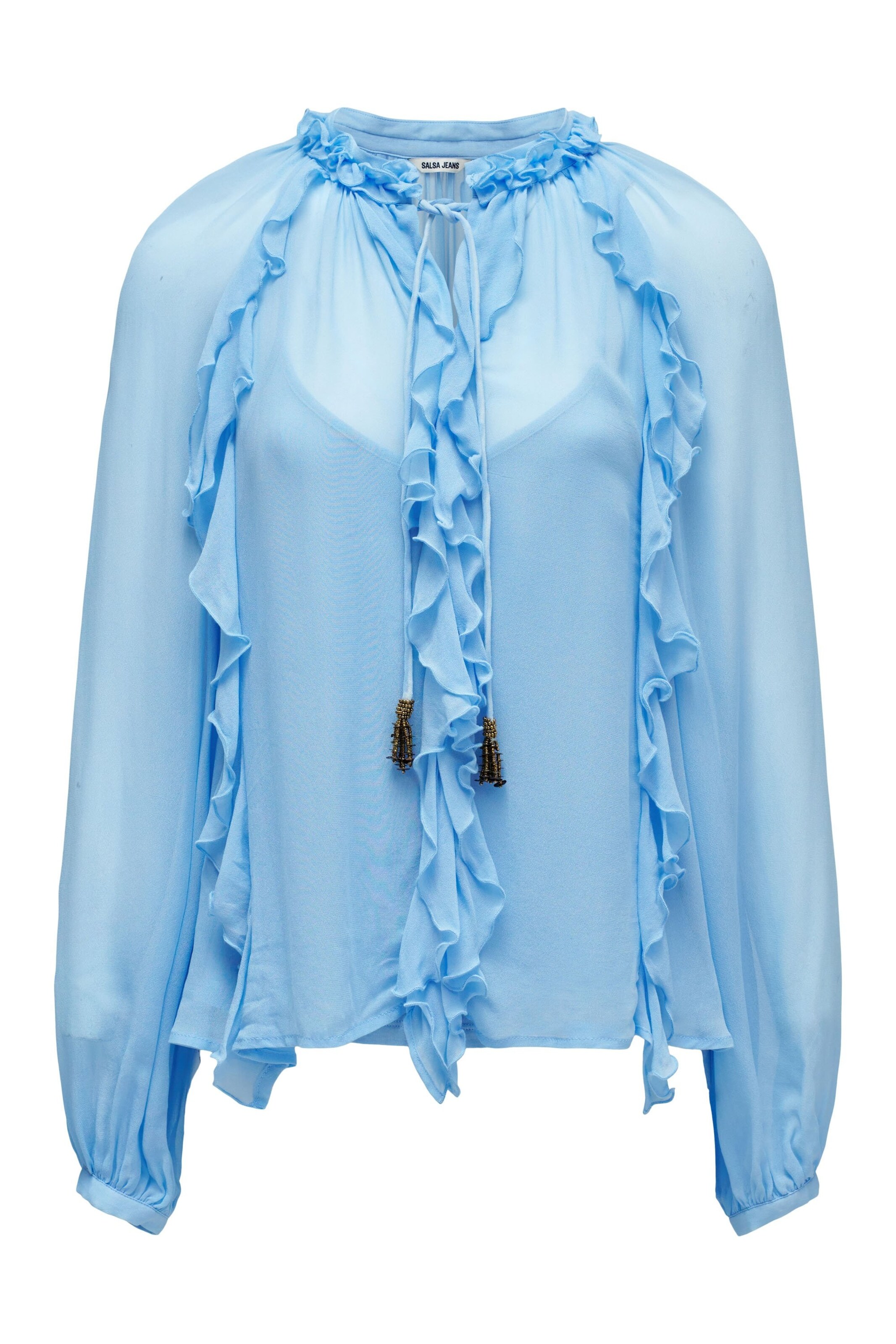 Salsa Jeans Blouse in Blauw