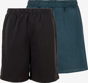Pantalon 'Vintage' Urban Classics en vert : devant