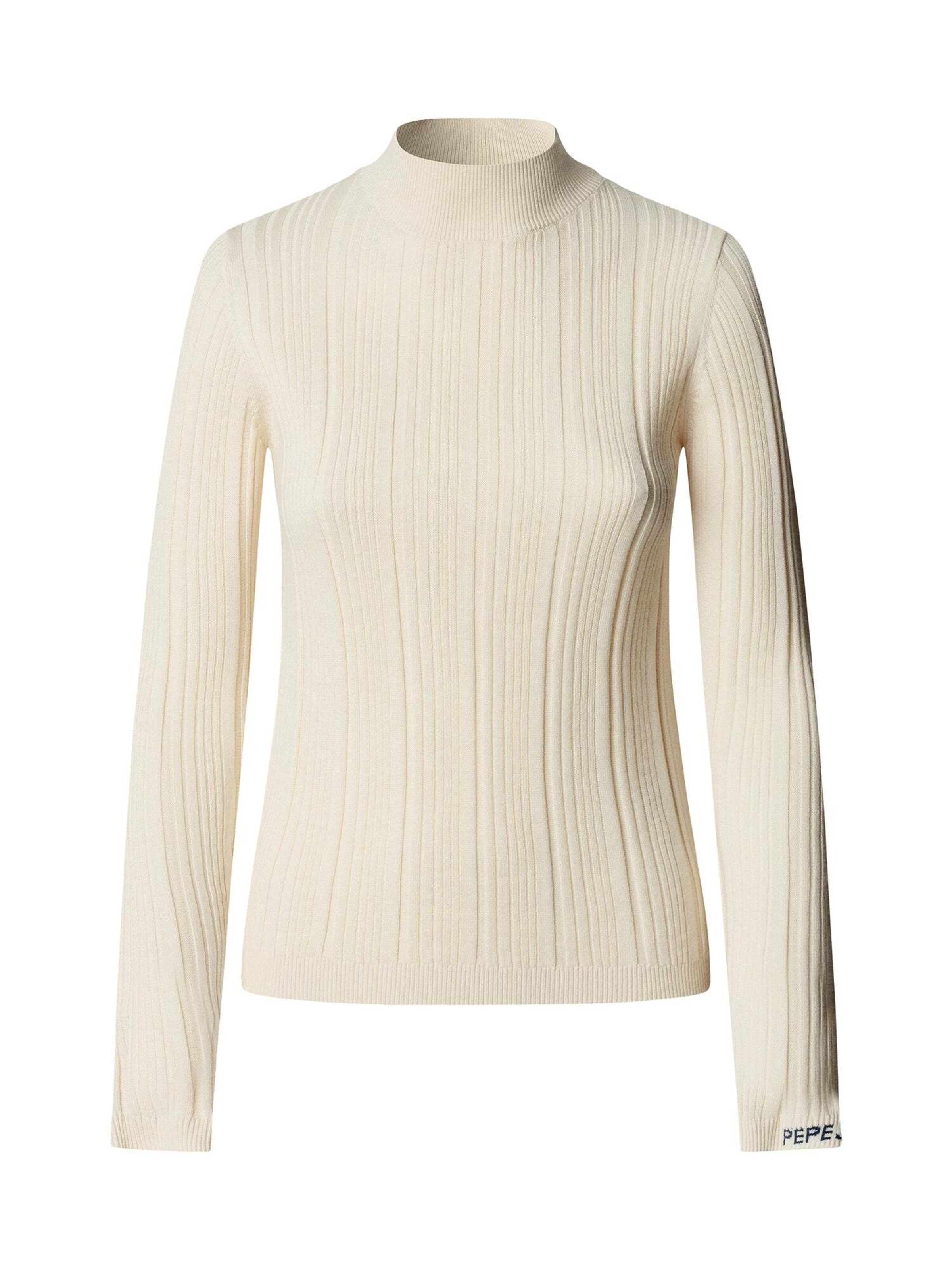 Pull-over 'Anna' Pepe Jeans en blanc : devant