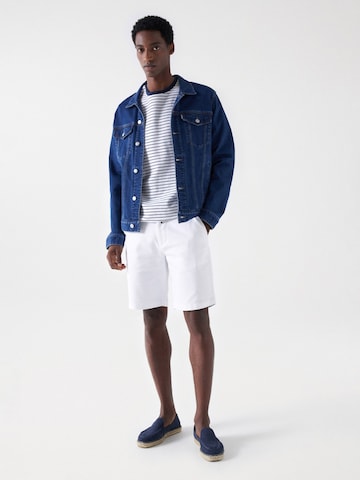 Salsa Jeans Zwemshorts 'Regular' in Wit