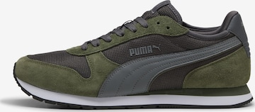 PUMA Platform trainers 'Miler' in Green: front