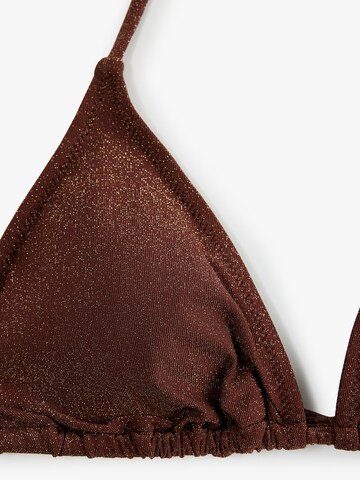 Koton Bikini top in Brown