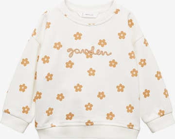 MANGO KIDS Sweatshirt 'Garden' in White: front