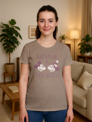 Disney Minnie Mouse Shirt 'Minnie & Mickey' in Brown