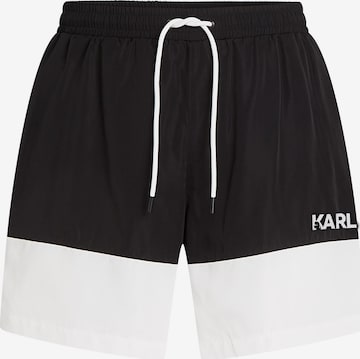 Karl Lagerfeld Uimashortsit värissä musta: etupuoli