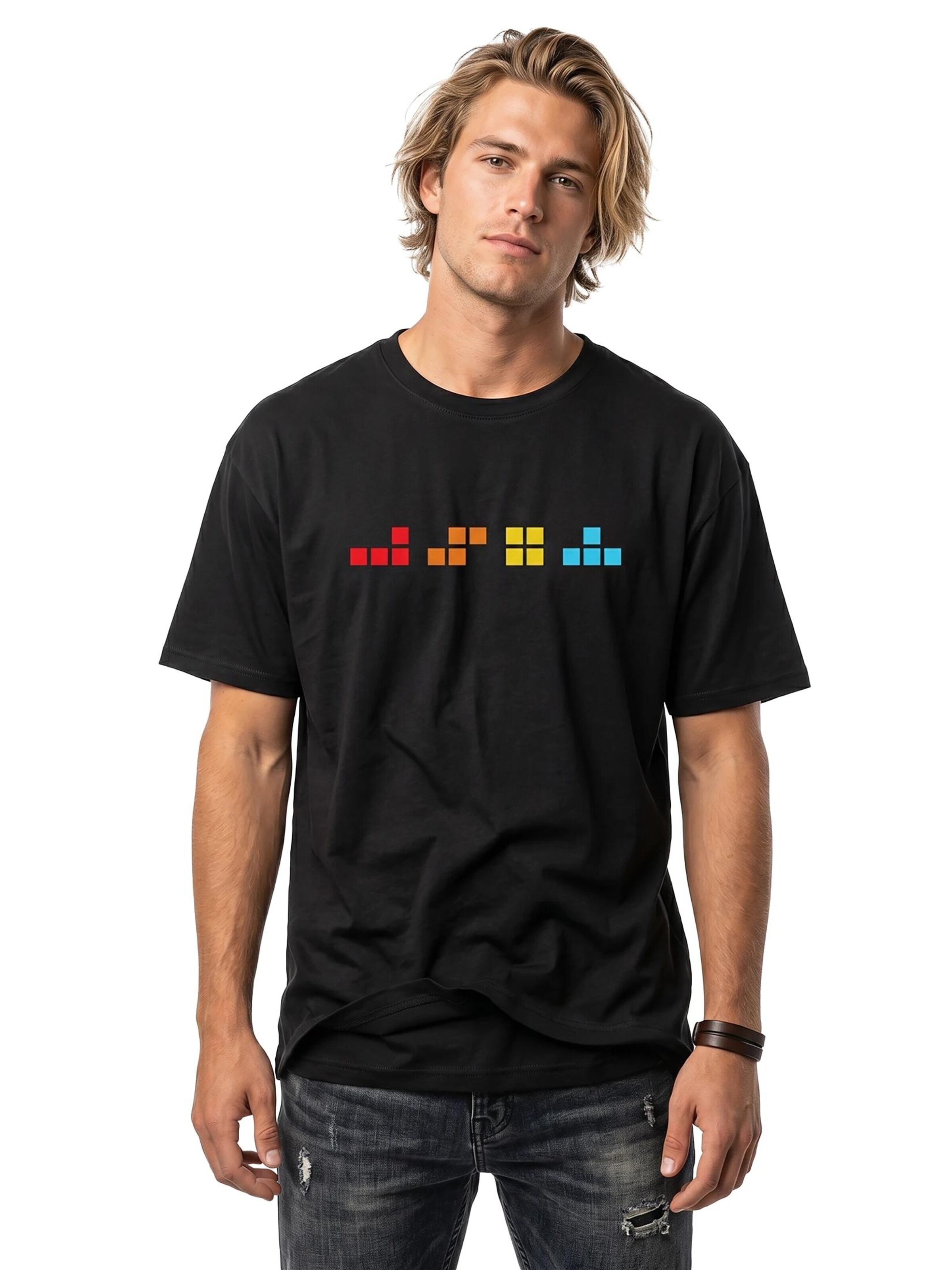 MAKAYA Shirt 'T-Elements' in Black
