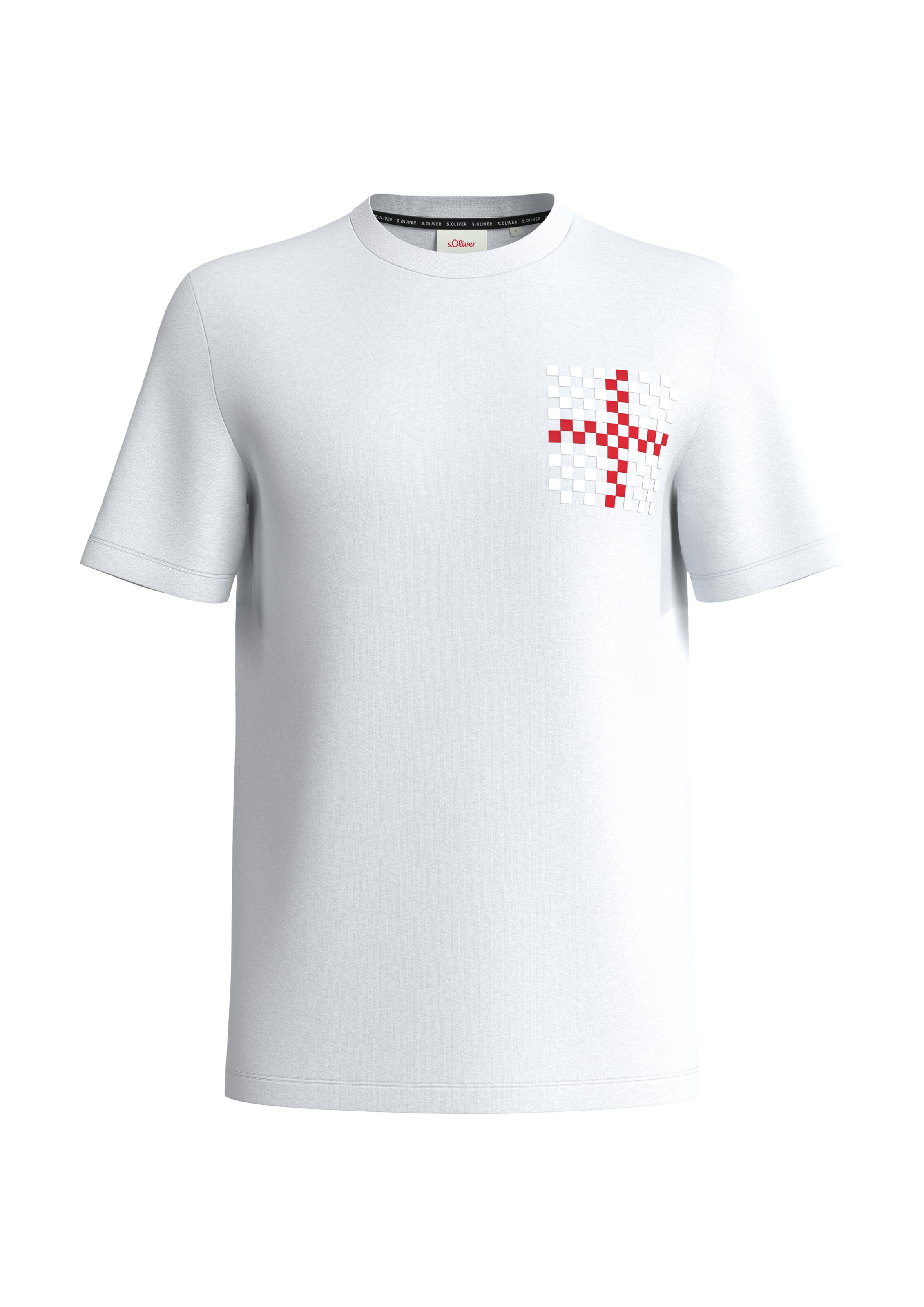 T-Shirt s.Oliver en blanc : devant