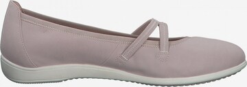 TAMARIS Ballet Flats with Strap in Pink