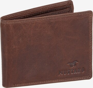 MUSTANG Wallet in Brown: front