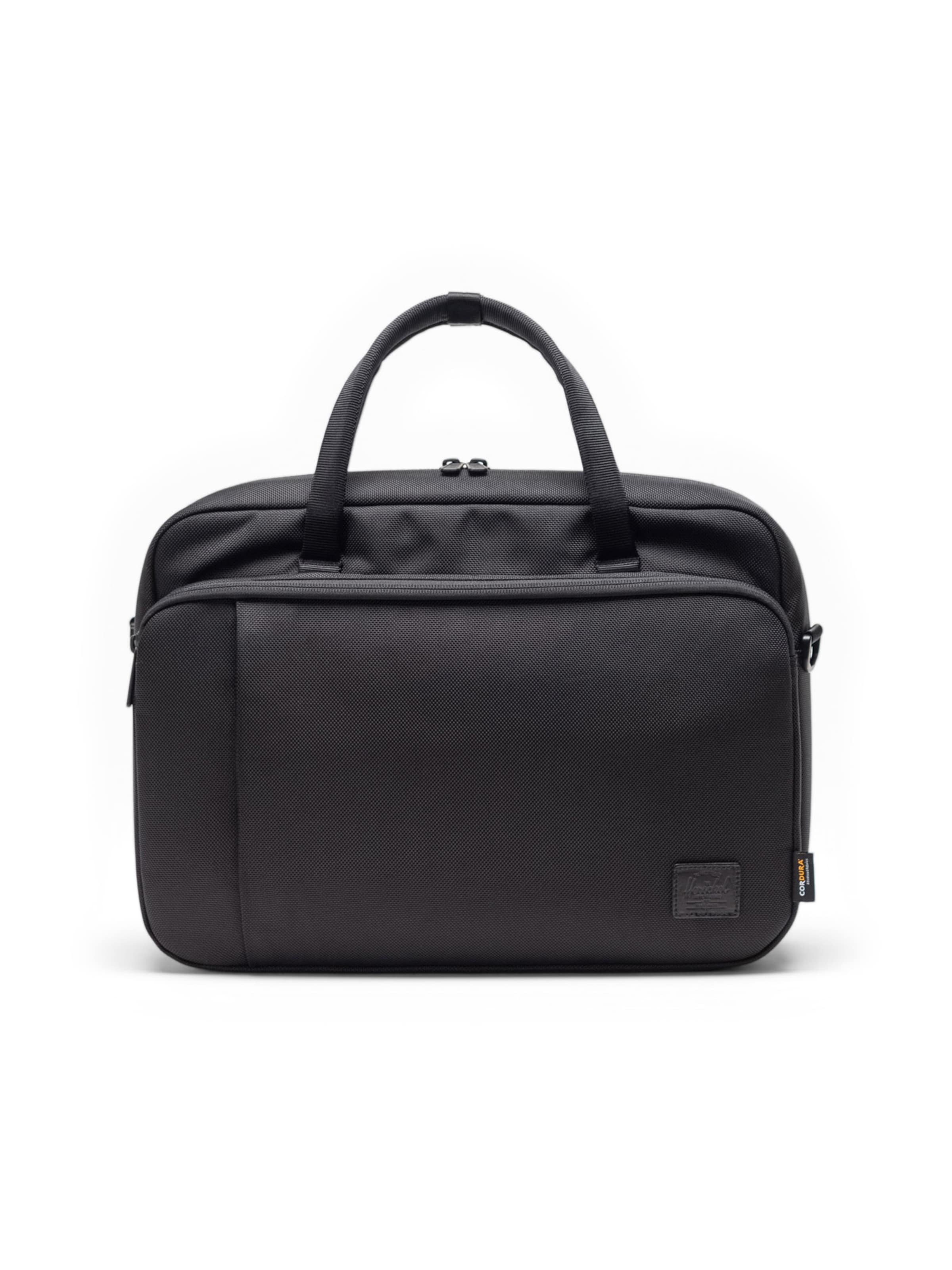 Herschel Messenger 'Gibson' i svart: framsida