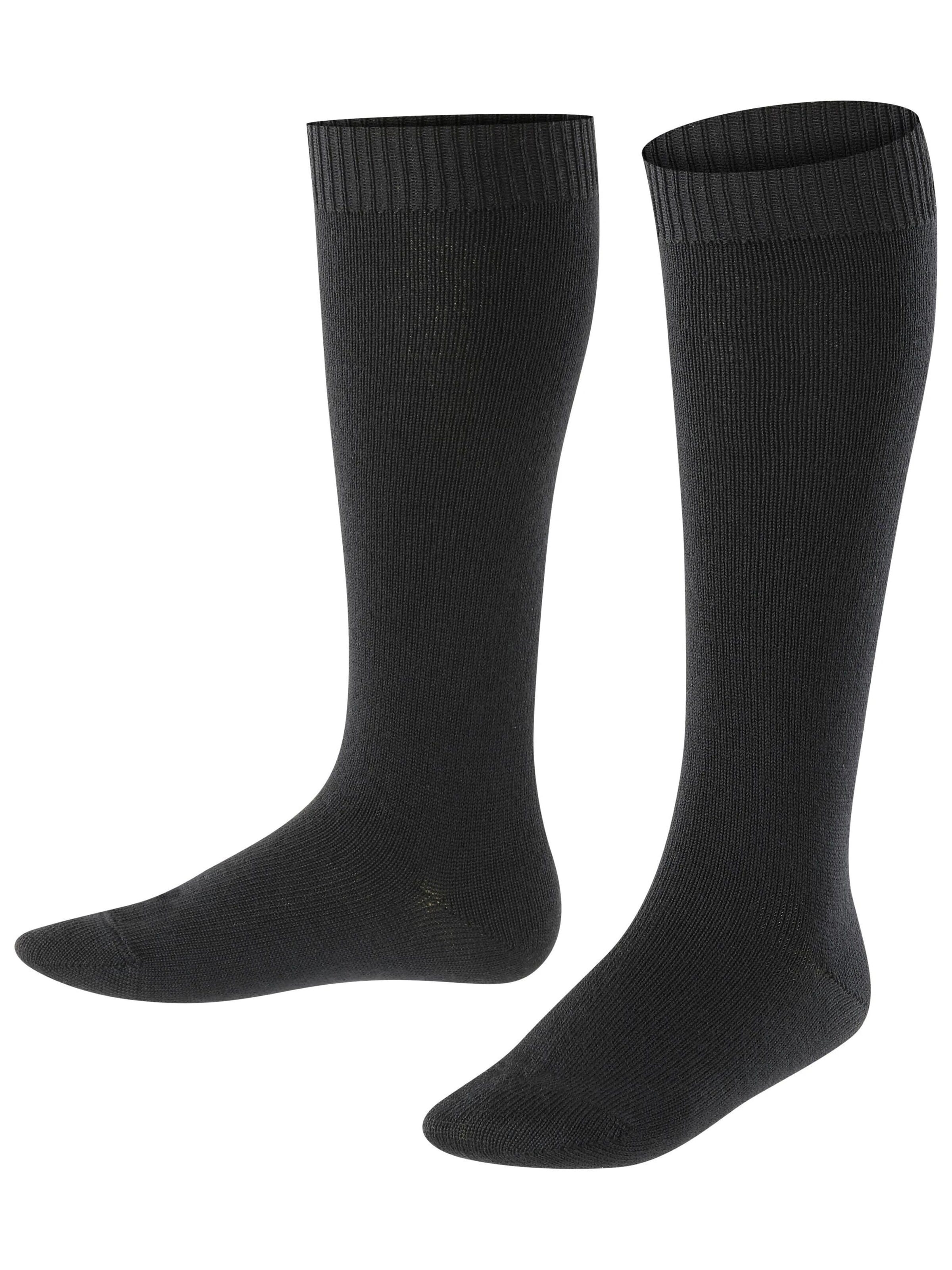 FALKE Socks 'Comfort Wool' in Black: front