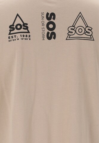 SOS Performance Shirt 'Dolomiti' in Beige