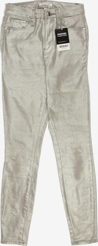 Good American Jeans in 25 in Silver: front