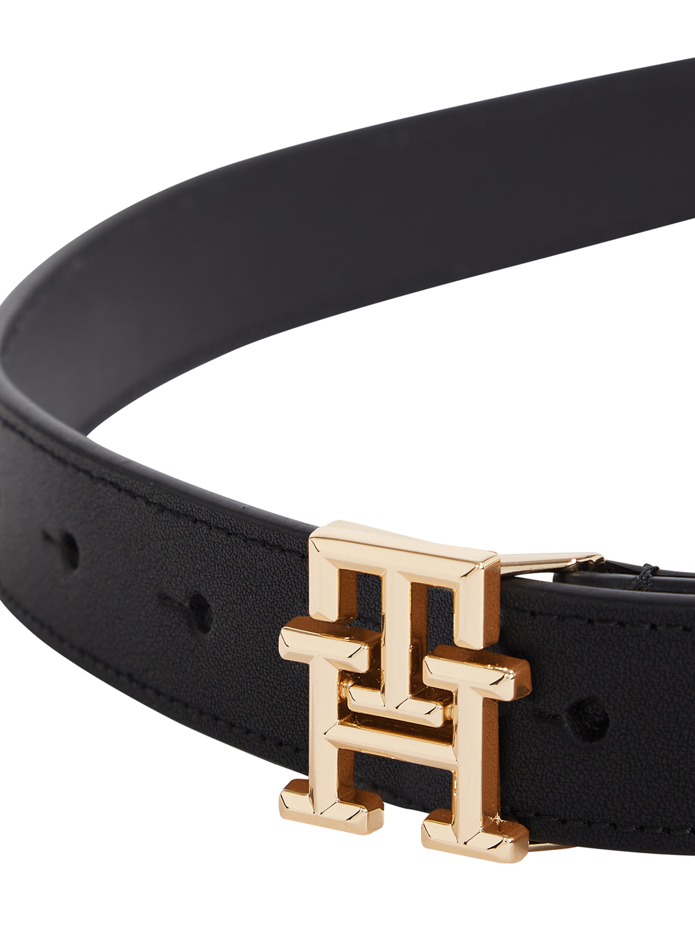 TOMMY HILFIGER Pas | črna barva