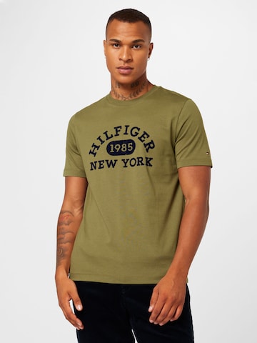 TOMMY HILFIGER Shirt in Green: front