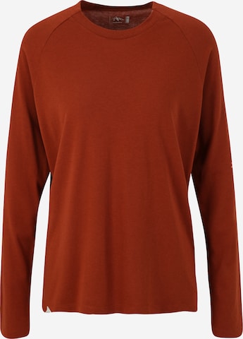 Maloja - Camiseta funcional en marrón: frente