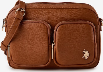 U.S. POLO ASSN. Crossbody bag 'Mansion' in Brown: front