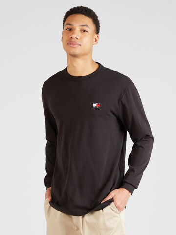 Tommy Jeans Shirt in Black: front