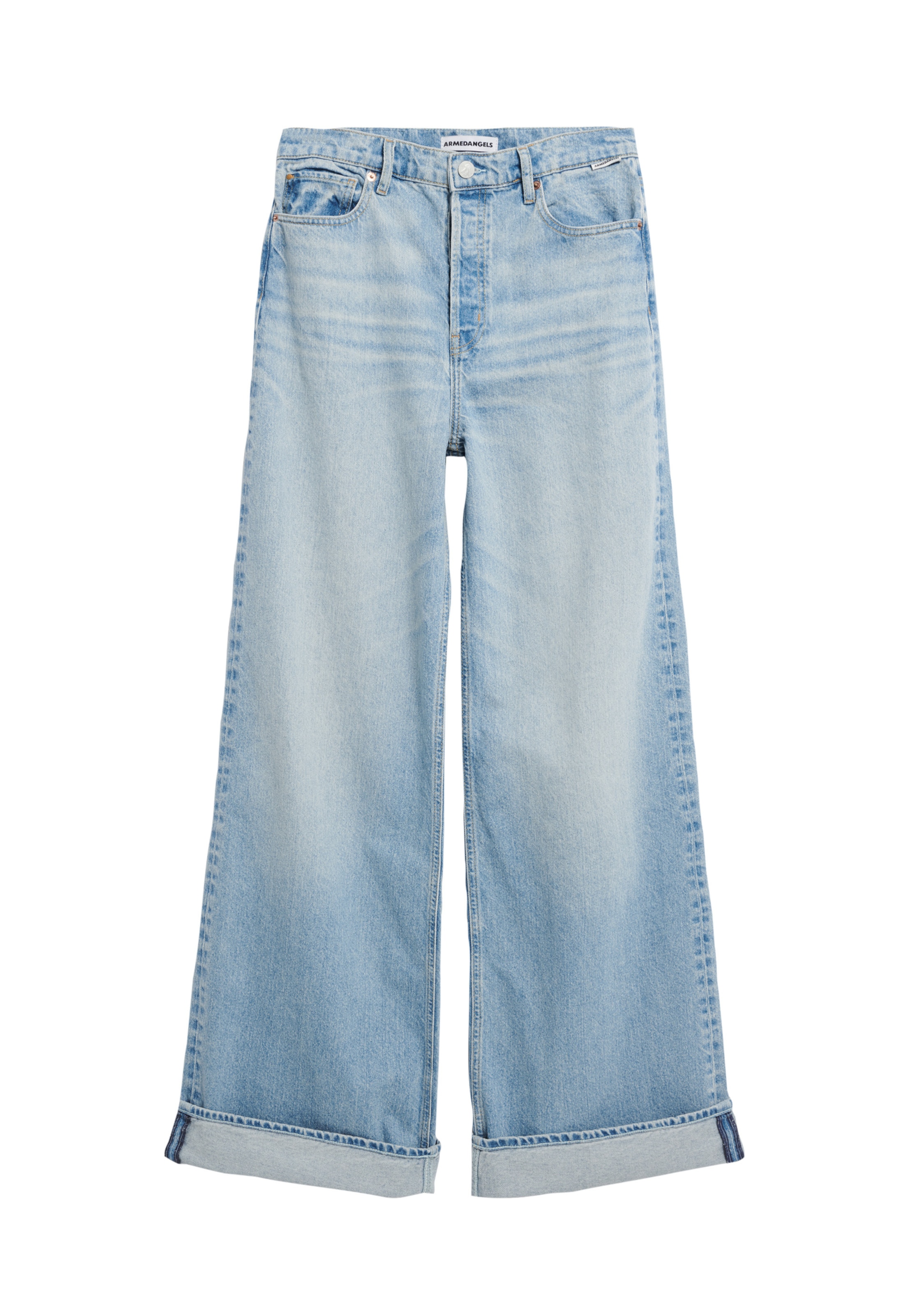 ARMEDANGELS Loosefit Jeans in Blauw: voorkant