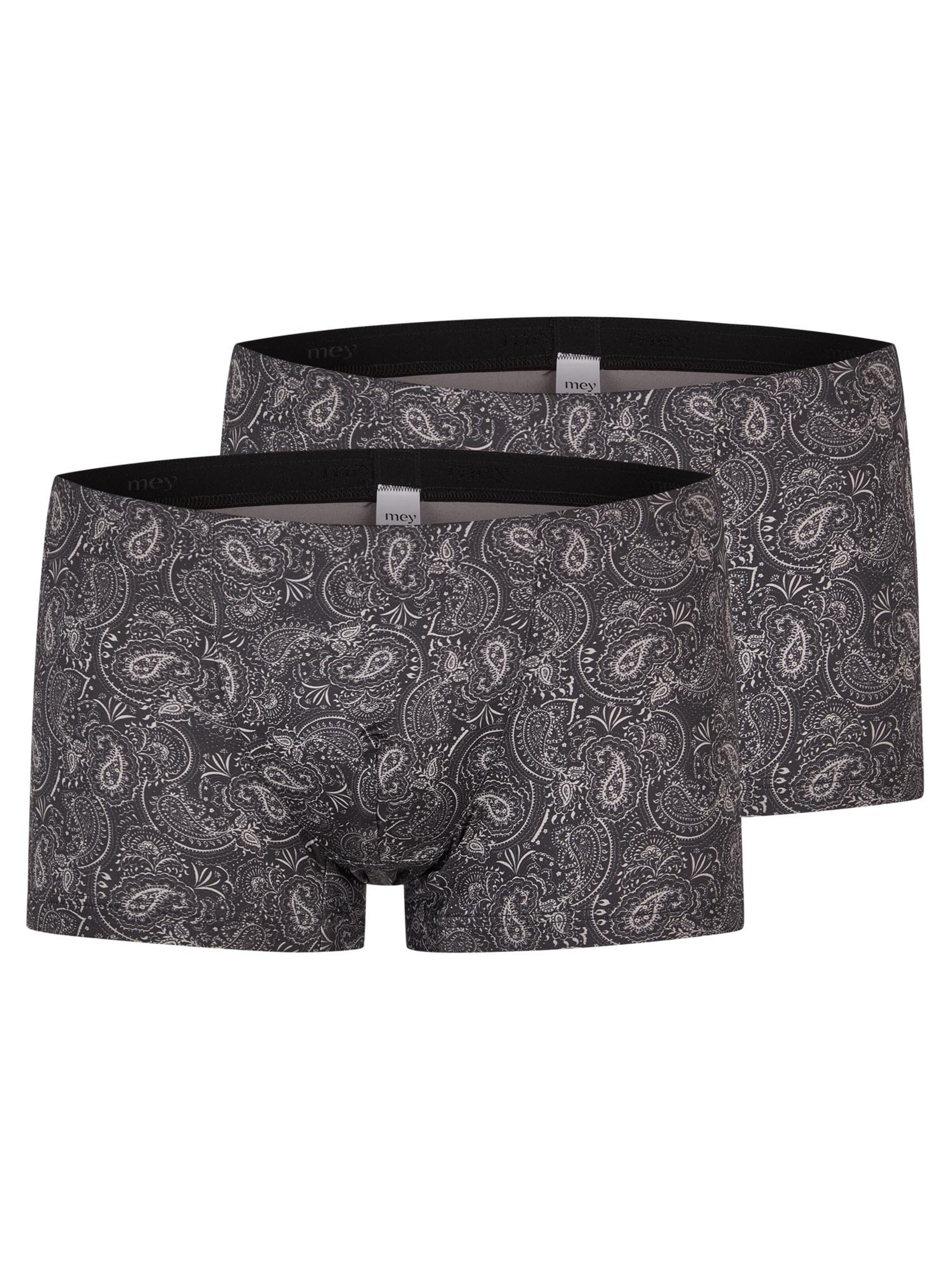 Mey Boxer shorts 'Bc Paisley' in Black: front