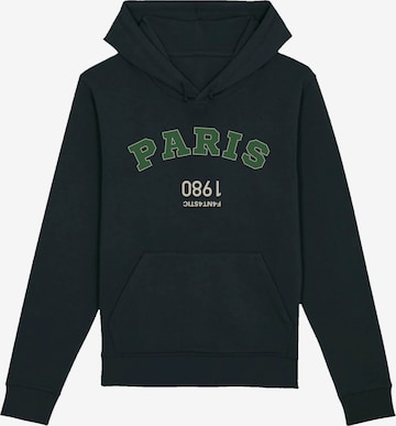 F4NT4STIC Sweatshirt 'Paris 1980 ' in Zwart: voorkant