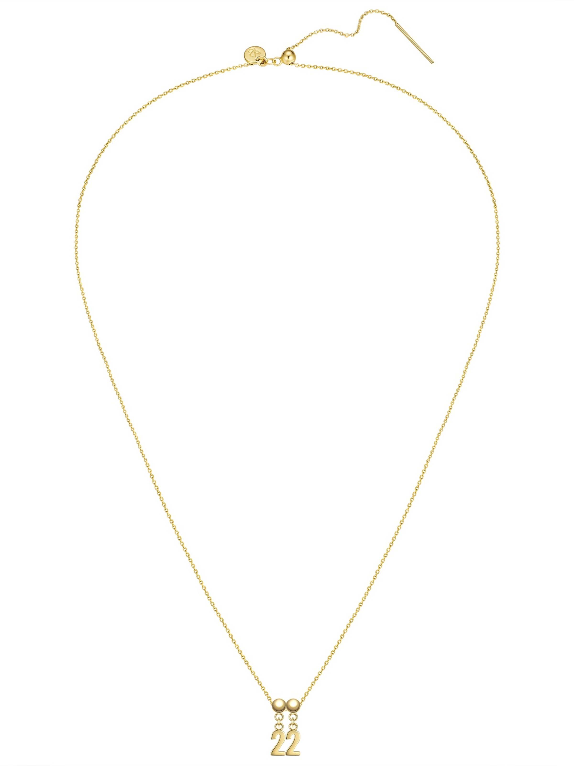 Glanzstücke München Ketting in Goud: voorkant