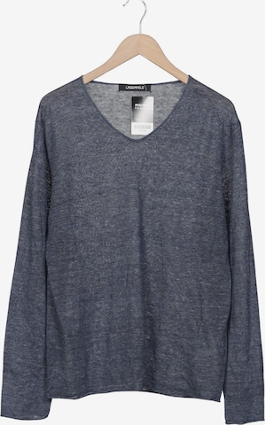 LAGERFELD Pullover XL in Blau: Vorderseite
