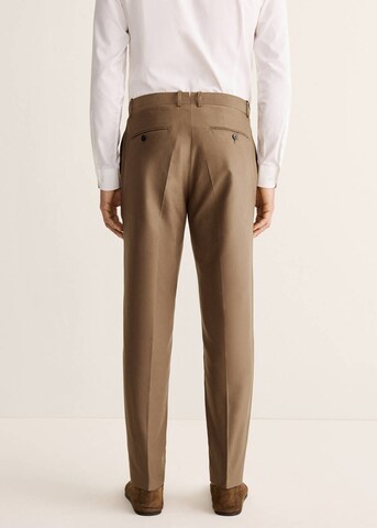 MANGO MAN Slimfit Hose "Oasis" in Braun