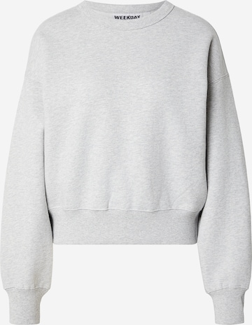 WEEKDAY Суичър 'Esen' в сиво: отпред