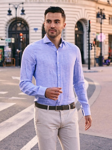 Fit confort Chemise Suitable en bleu : devant