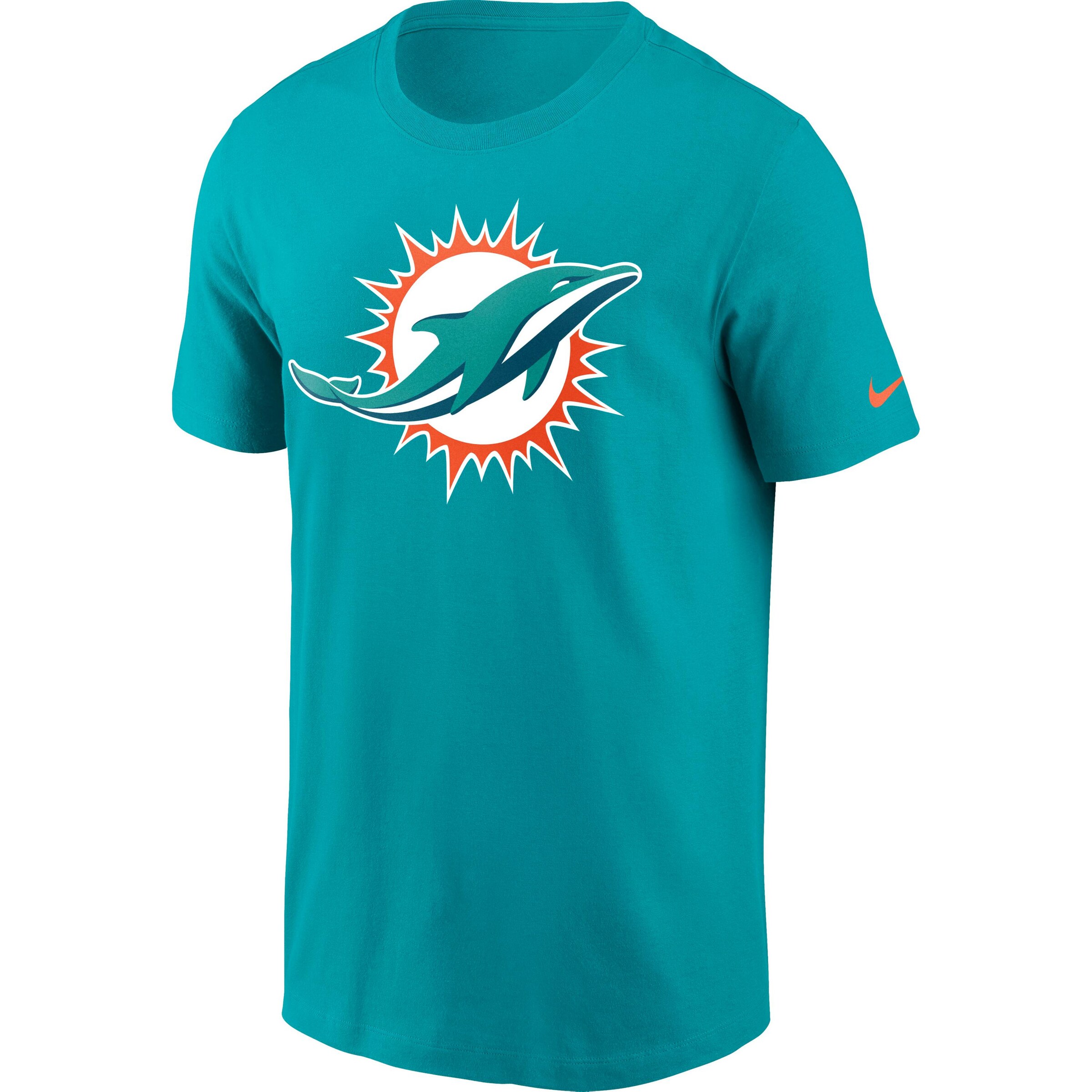 NIKE Funktionsshirt 'Miami Dolphins' in petrol / smaragd / orange / weiß, Produktansicht