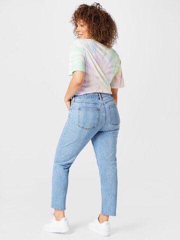 ONLY Curve Regular Jeans 'EMILY' in Blauw