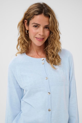 Cream Gebreid vest 'CRDela' in Blauw