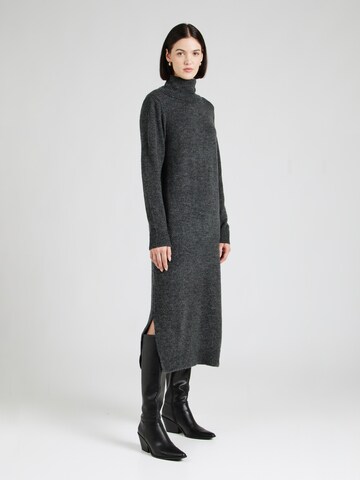 PIECES Knit dress in Grey: front