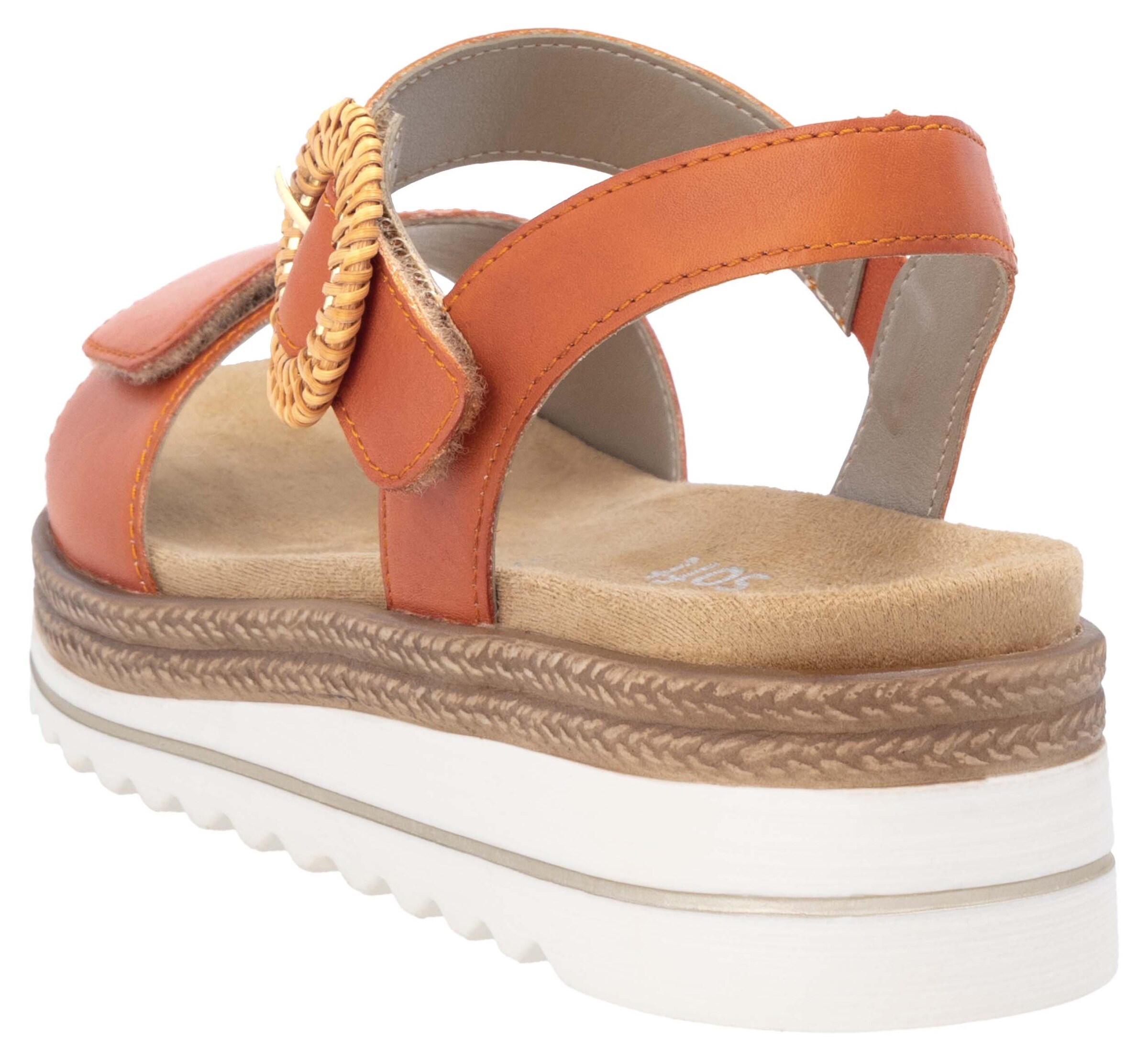 REMONTE Strap Sandals in Orange