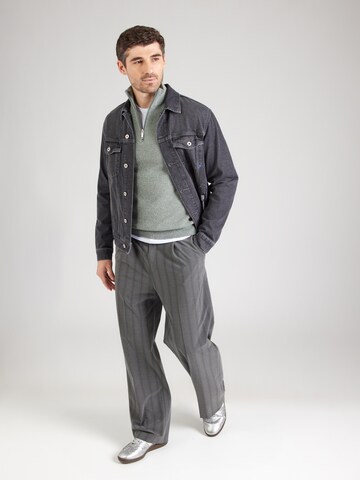 Pull-over 'SLHROSS' SELECTED en vert