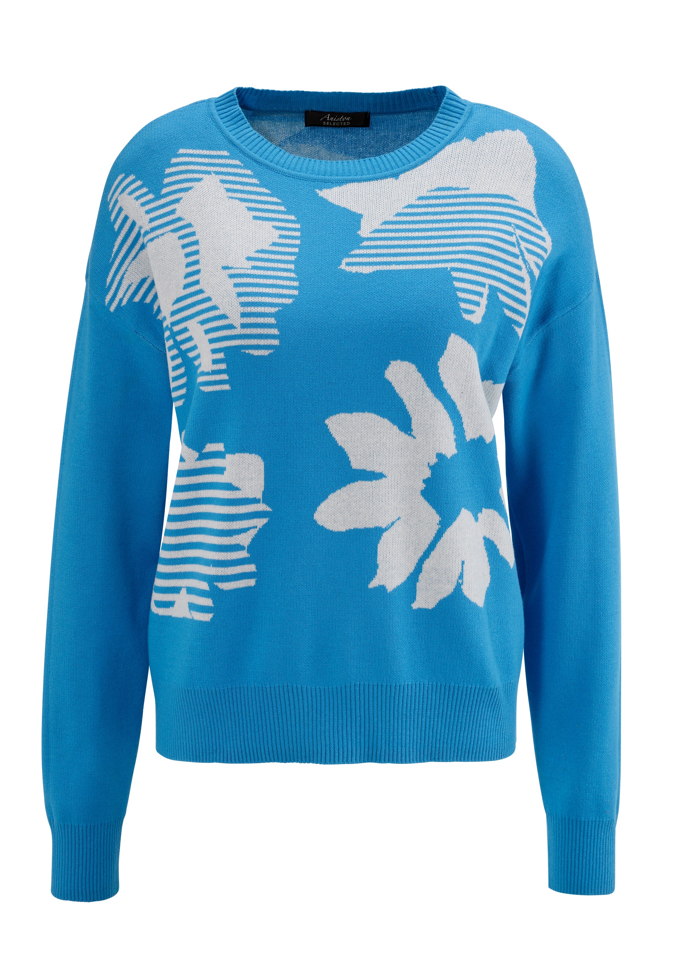 Aniston SELECTED Pullover in Blau: Vorderseite