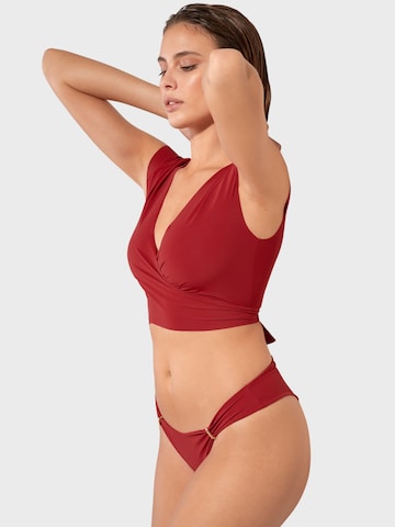 PAIN de SUCRE - Bustier Top de bikini 'Tako' en rojo