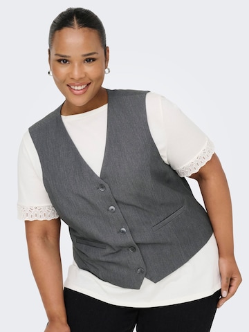 Gilet de costume ONLY Carmakoma en gris
