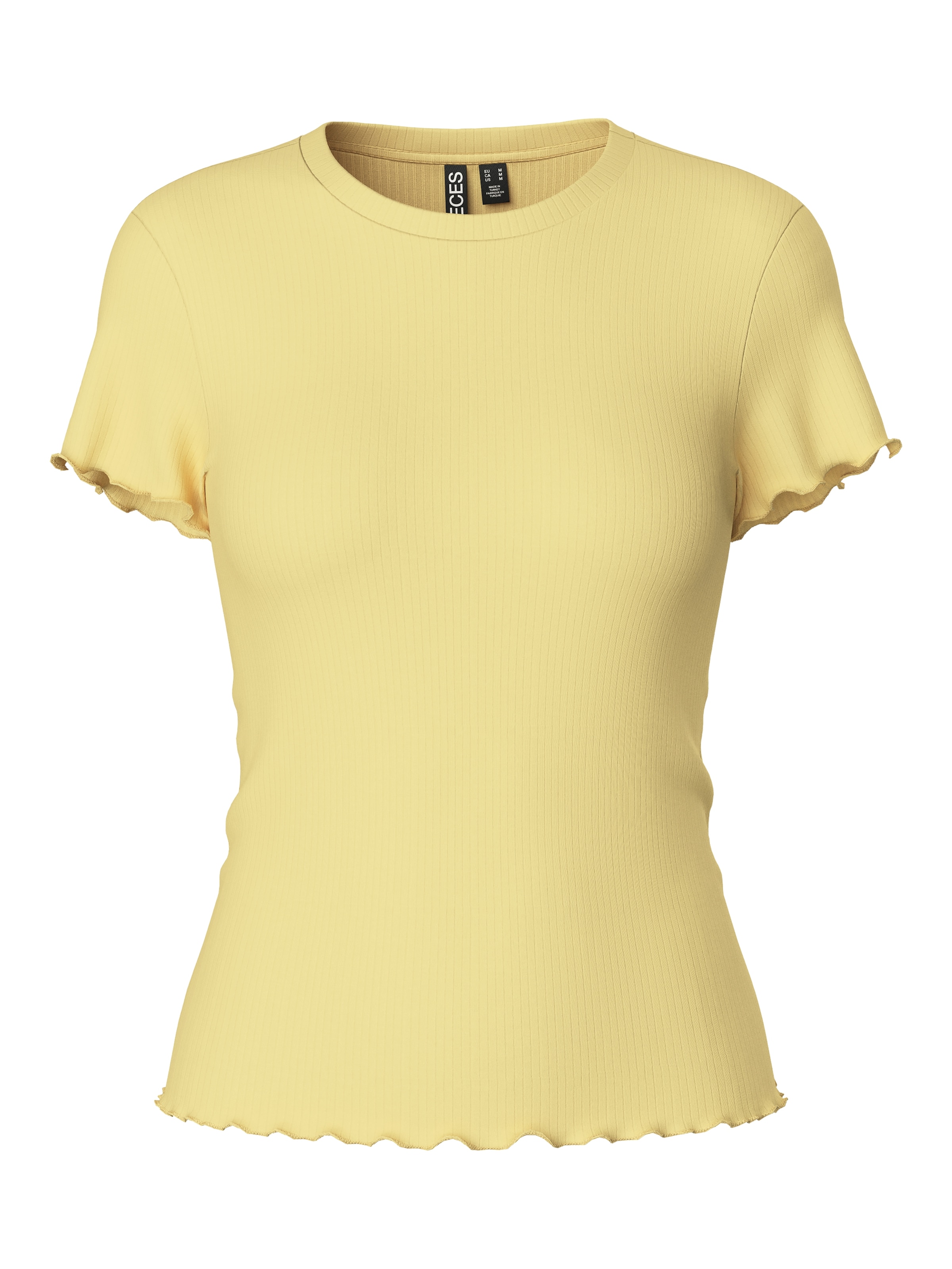 PIECES Shirt 'PCNicca' in Yellow: front