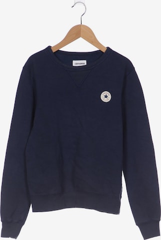 CONVERSE Sweater S in Blau: predná strana