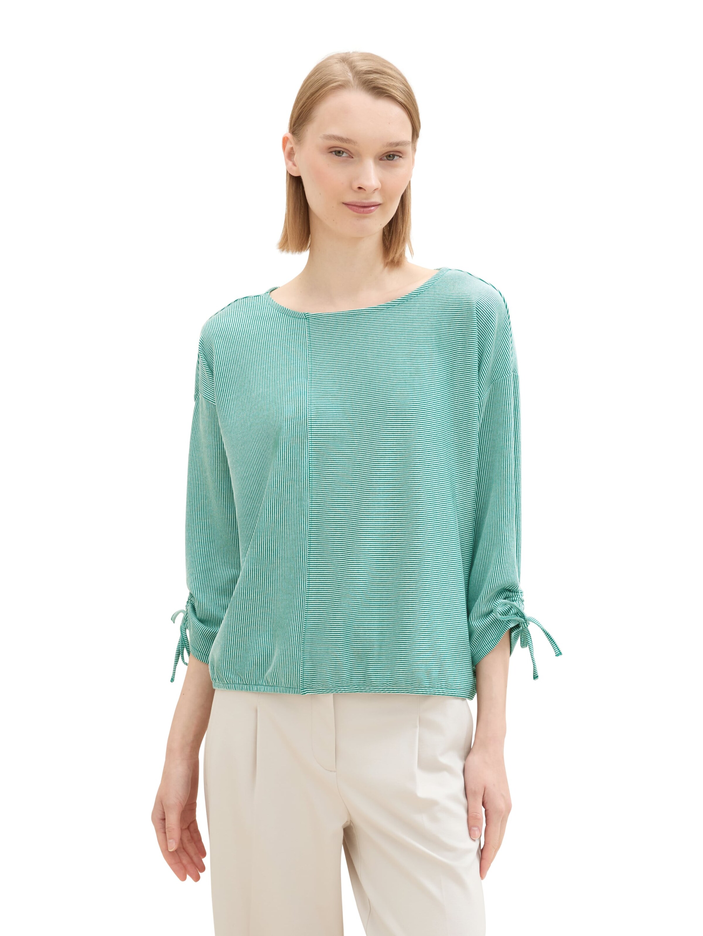 TOM TAILOR DENIM Särk, värv roheline: eest vaates