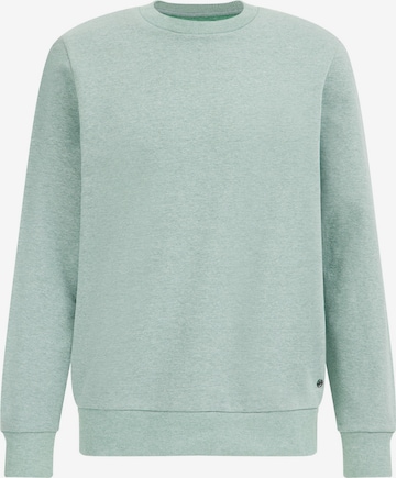 Sweat-shirt WE Fashion en vert : devant