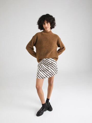 BOSS Sweater 'Fagda' in Brown